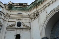 Courtyard of Palazzo Serra di Cassano in Naples