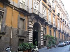 Palazzo Serra di Cassano entrance in Naples