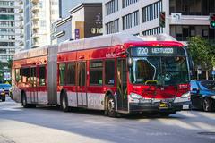 Bus number 8764 on route 720 Westwood