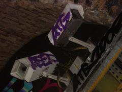 CCTV camera in Leake Street tunnel