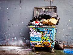 Graffiti in Leake Street, London