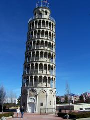 Half Scale Replica of the Leaning Tower of Pisa in Niles, Illinois