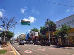 Avenida Marcelino Pires in downtown Dourados, MS