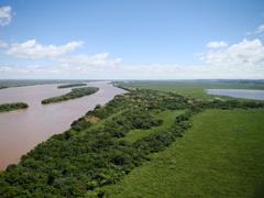 Lagoa São João at Direita in Brazil