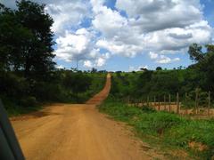 rural road in Montes Claros, Minas Gerais, Brazil