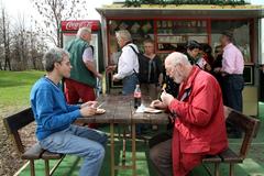 food stand in Kolomenskoe, Russia