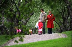 people walking in Kolomenskoye museum-reserve