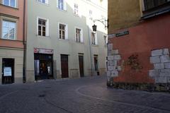 Monument in Kraków within Planty