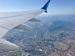 Aerial view of Kraków Old Town