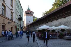 St Florian's Gate in Kraków, Poland