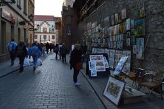 St Florian's Gate in Kraków, Poland