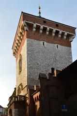 St Florian's Gate in Kraków, Poland