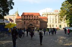 St Florian's Gate in Kraków, Poland