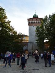 St Florian's Gate in Kraków, Poland