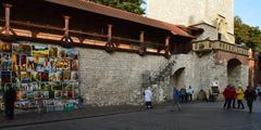 St Florian's Gate in Kraków, Poland