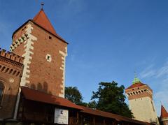 St Florian's Gate in Kraków, Poland