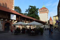 St Florian's Gate in Kraków, Poland