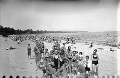 historic view of Leslie Beach in Toronto