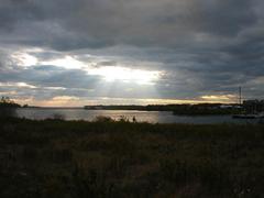 Leslie Spit sunburst