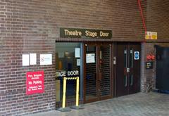 Barbican Arts Centre stage door in London