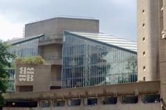 Barbican Centre facade in the City of London