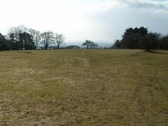 View of Beacon Hill looking southwest towards the car park from near the toposcope