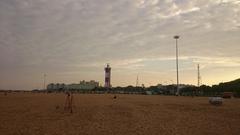 Chennai Lighthouse on Marina Beach