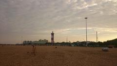 Chennai Lighthouse at Marina Beach