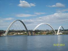 JK Bridge in Brasilia, Brazil