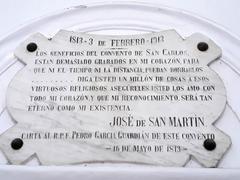 Carta de José de San Martín al párroco Pedro García