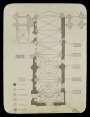 Cathédrale Saint-André de Bordeaux Nef plan