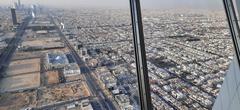 view from Kingdom Tower in Riyadh