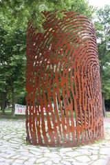 Memorial statue in Artxanda, Bilbao, Spain