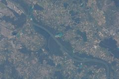 View of France from space during ISS Expedition 20