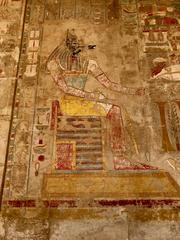 Anubis Chapel in the Mortuary Temple of Hatshepsut near Luxor