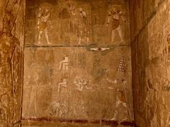 Anubis Chapel at the Mortuary Temple of Hatshepsut in Luxor, Egypt