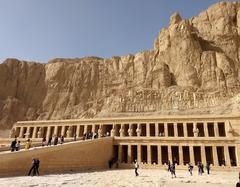 Al-Deir Al-Bahari Temple complex in Luxor, Egypt