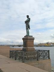 monument to Krusenstern in Kronstadt, Russia