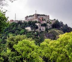 Forte Sperone in Genoa seen from Parco del Peralto