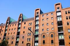 redeveloped warehouse district in Hamburg