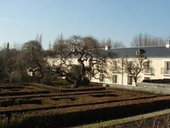 Jardines del Principe in El Pardo, a historical garden in Spain on a sunny day