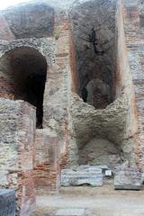 Pozzuoli Amphitheater exterior view with ancient Roman architecture