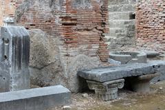 Ancient Roman amphitheater in Pozzuoli