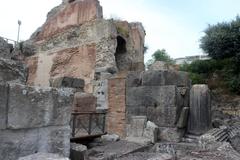 Exterior view of the Anfiteatro in Pozzuoli