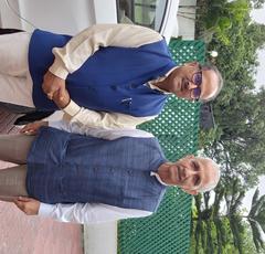 Dineshwar Sharma with Dr Nirmal Singh on 31 July 2019