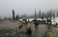 Gulmarg Gondola station in Jammu and Kashmir