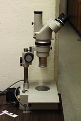 Nikon microscope at Geneva Museum of Natural History