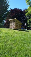 Insect house in Parc Malagnou, Natural History Museum of Geneva