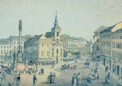 View of the defunct Church of St. Nicholas in Brno