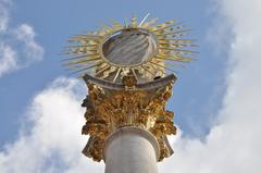 Marian column in Brno's Freedom Square